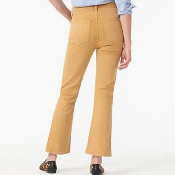 J.‎ Crew 9” Billie Demi Boot Crop Brown Women’s 32T High Rise Preppy Academia - Picture 2 of 10
